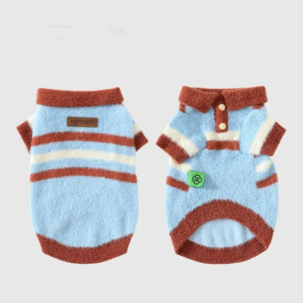 ペットウェア 猫犬 秋冬 加毛 厚手 かわいい 超萌 犬服 小型犬 中型犬 防寒 保温 セーター ID2901 タイプ② / S