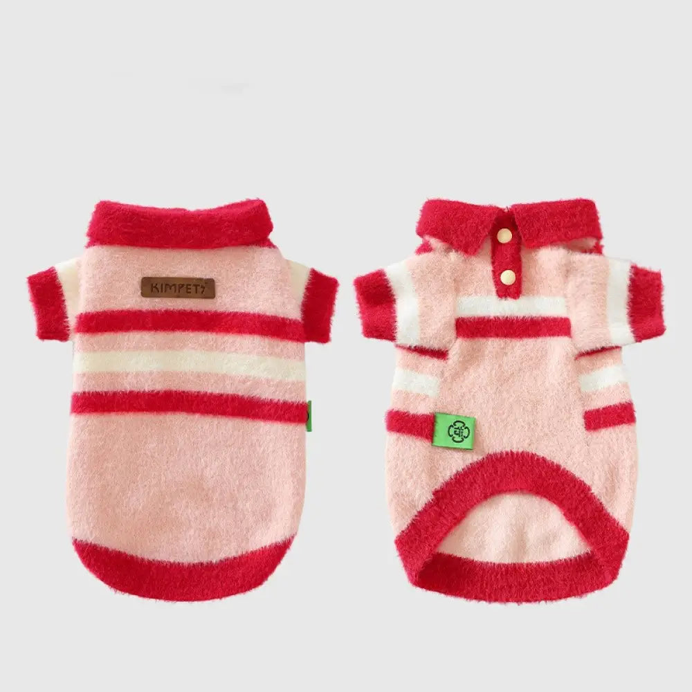 ペットウェア 猫犬 秋冬 加毛 厚手 かわいい 超萌 犬服 小型犬 中型犬 防寒 保温 セーター ID2901 タイプ① / S