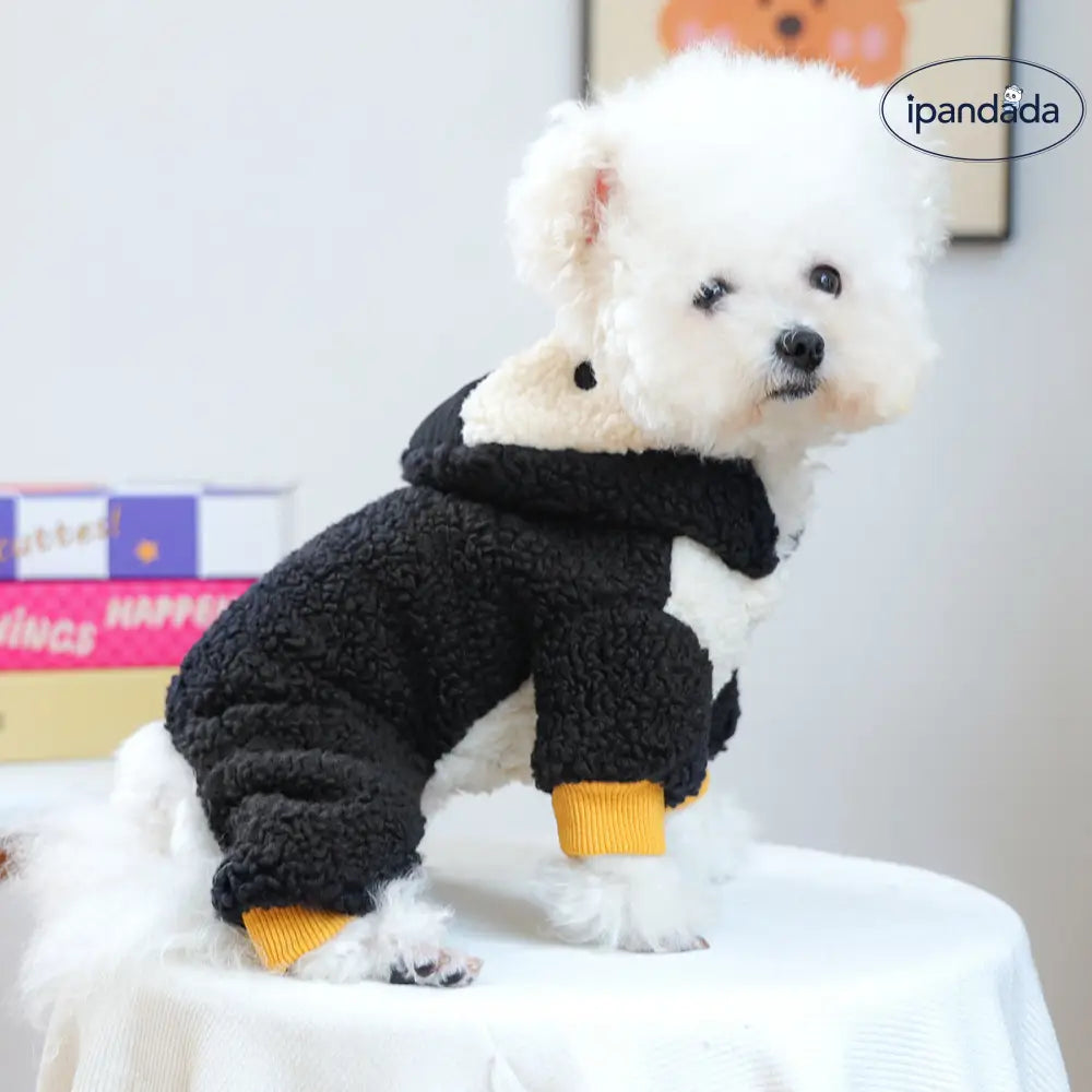 ペットウェア 秋冬 新作 小型犬 子犬 ハッピードッグ 猫用 保温 快適 ペンギン コスチューム ID3122