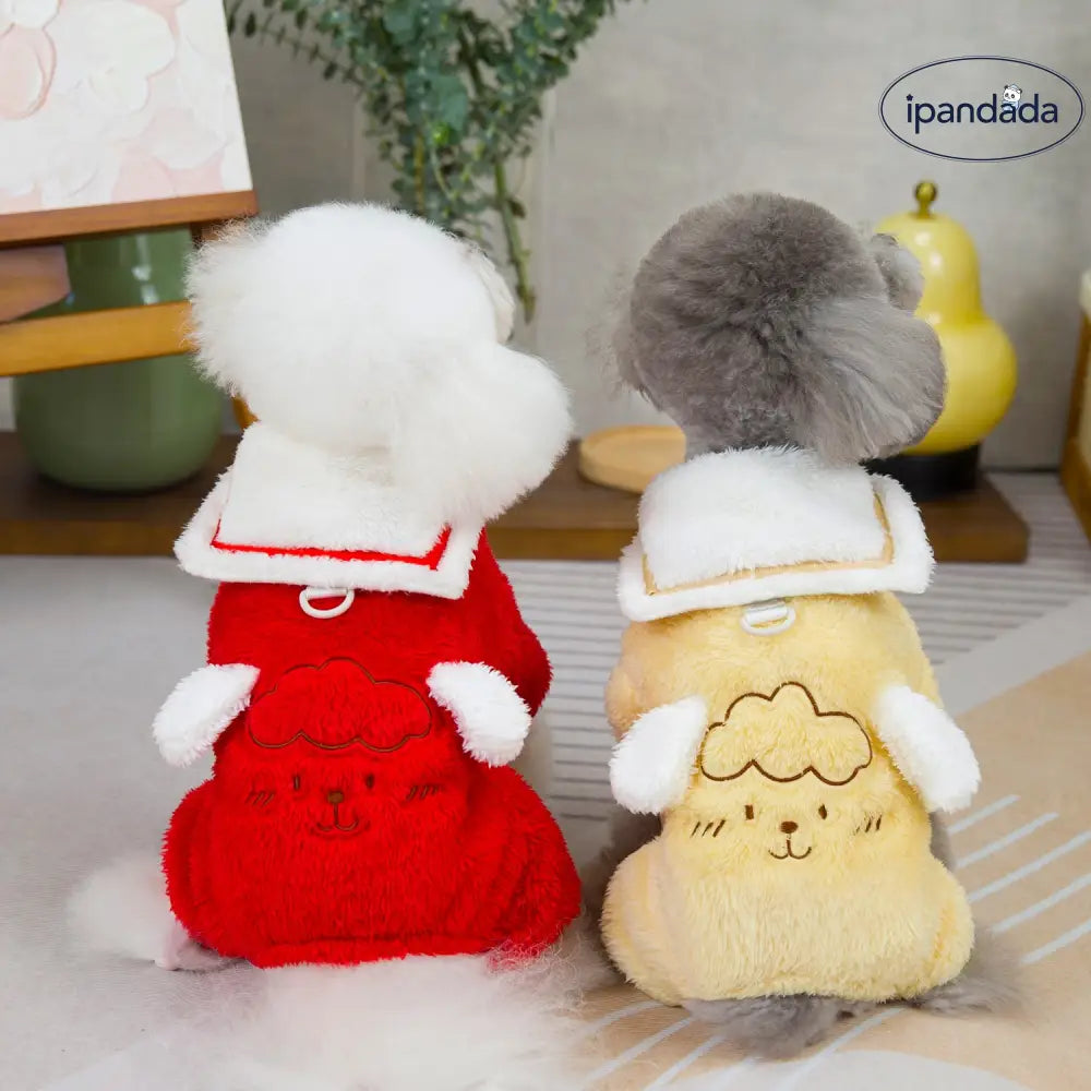 ペットウェア 秋冬用 犬服 新作 ペット服 フリース 四肢付き フリースジャケット ID3058