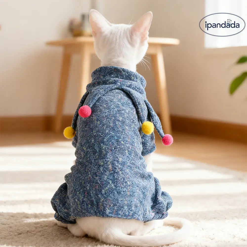 ペットウェア 犬 猫 秋冬 新作 カラフル ボール ジャグリング コスチューム ID3123