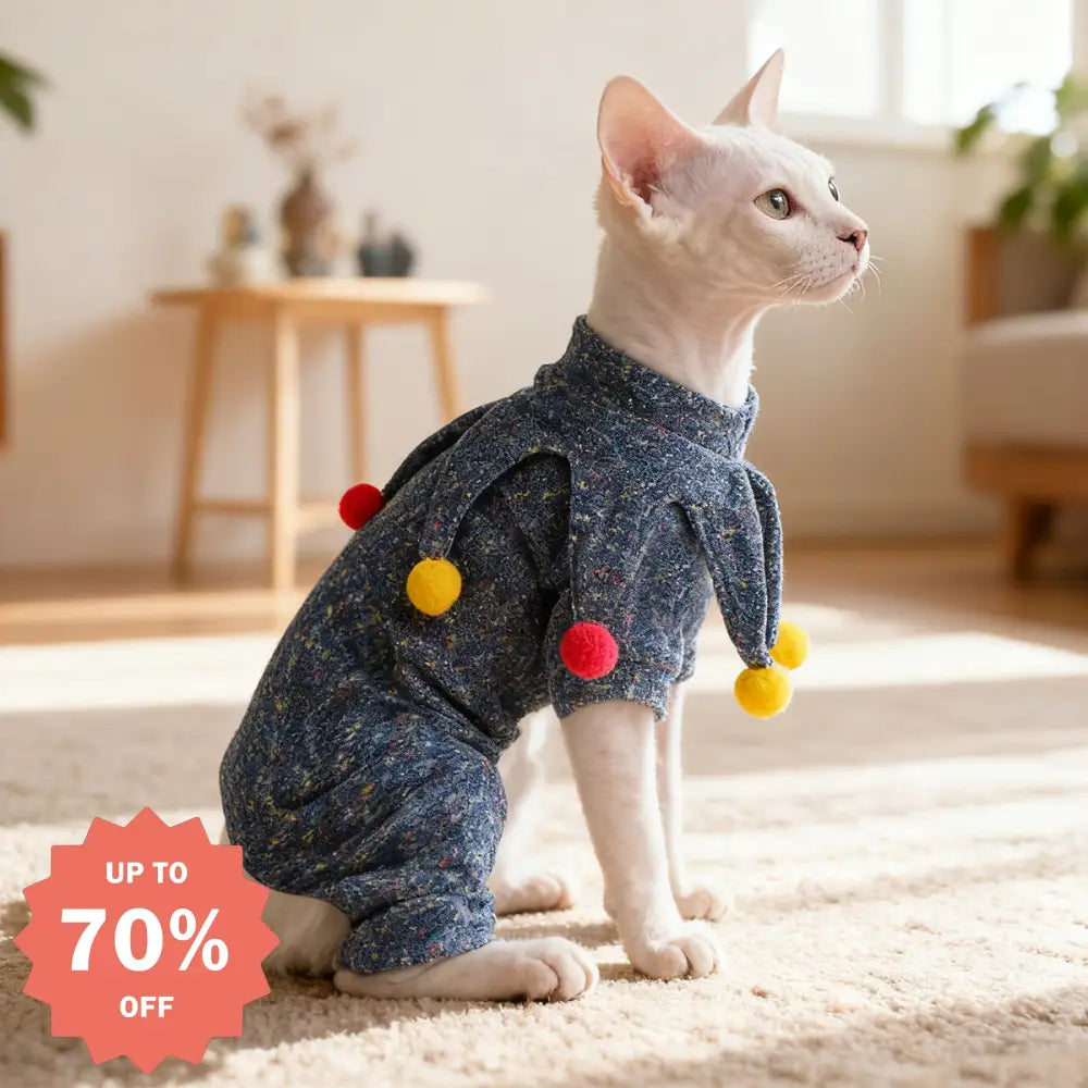 ペットウェア 犬 猫 秋冬 新作 カラフル ボール ジャグリング コスチューム ID3123