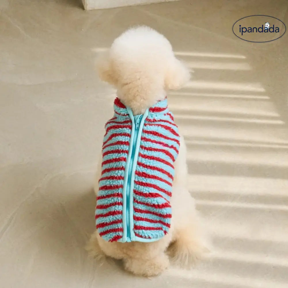 ペットウェア 新作 秋冬用 厚手 小型犬 服 ペット用品 ストライプベスト お散歩 かっこいい かわいい 犬 クリスマスプレゼント ID3572 ペット用品＞ウェア