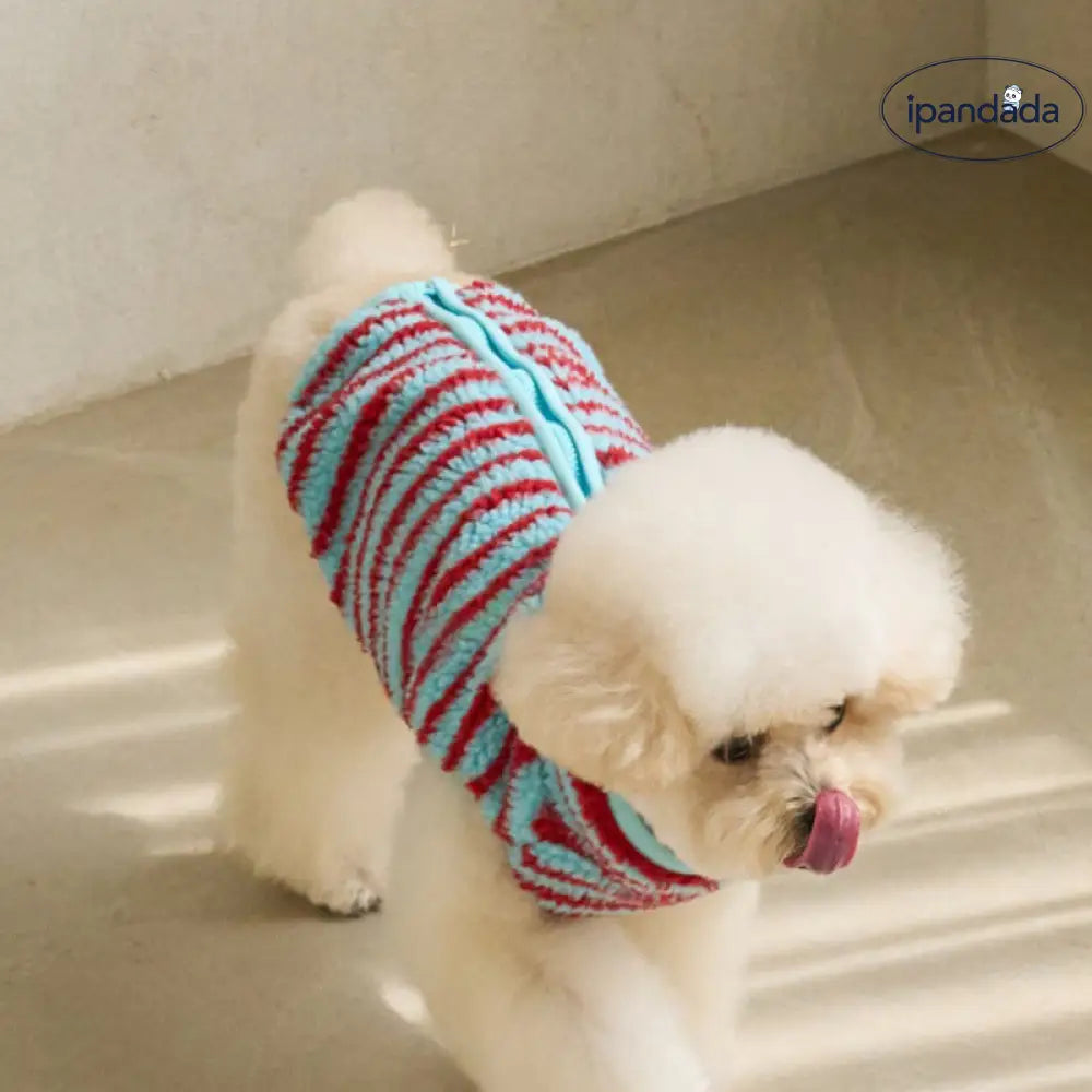 ペットウェア 新作 秋冬用 厚手 小型犬 服 ペット用品 ストライプベスト お散歩 かっこいい かわいい 犬 クリスマスプレゼント ID3572 ペット用品＞ウェア