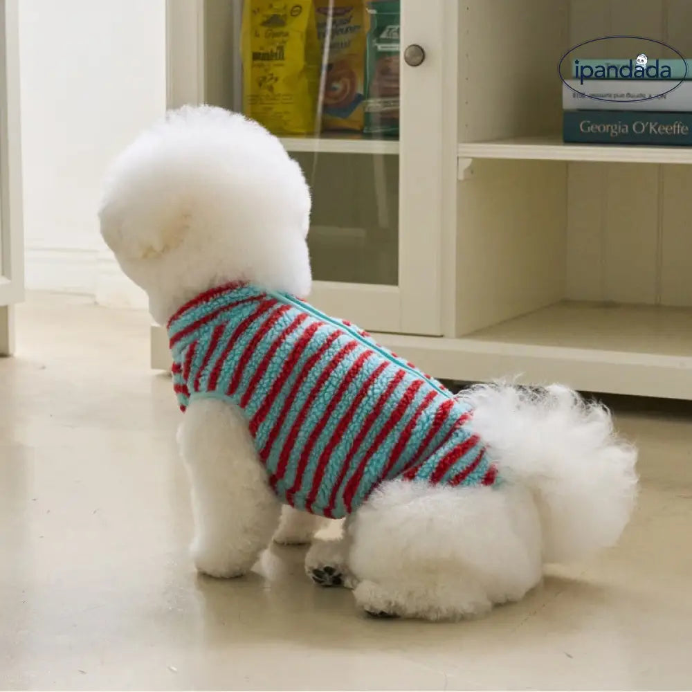 ペットウェア 新作 秋冬用 厚手 小型犬 服 ペット用品 ストライプベスト お散歩 かっこいい かわいい 犬 クリスマスプレゼント ID3572 ペット用品＞ウェア