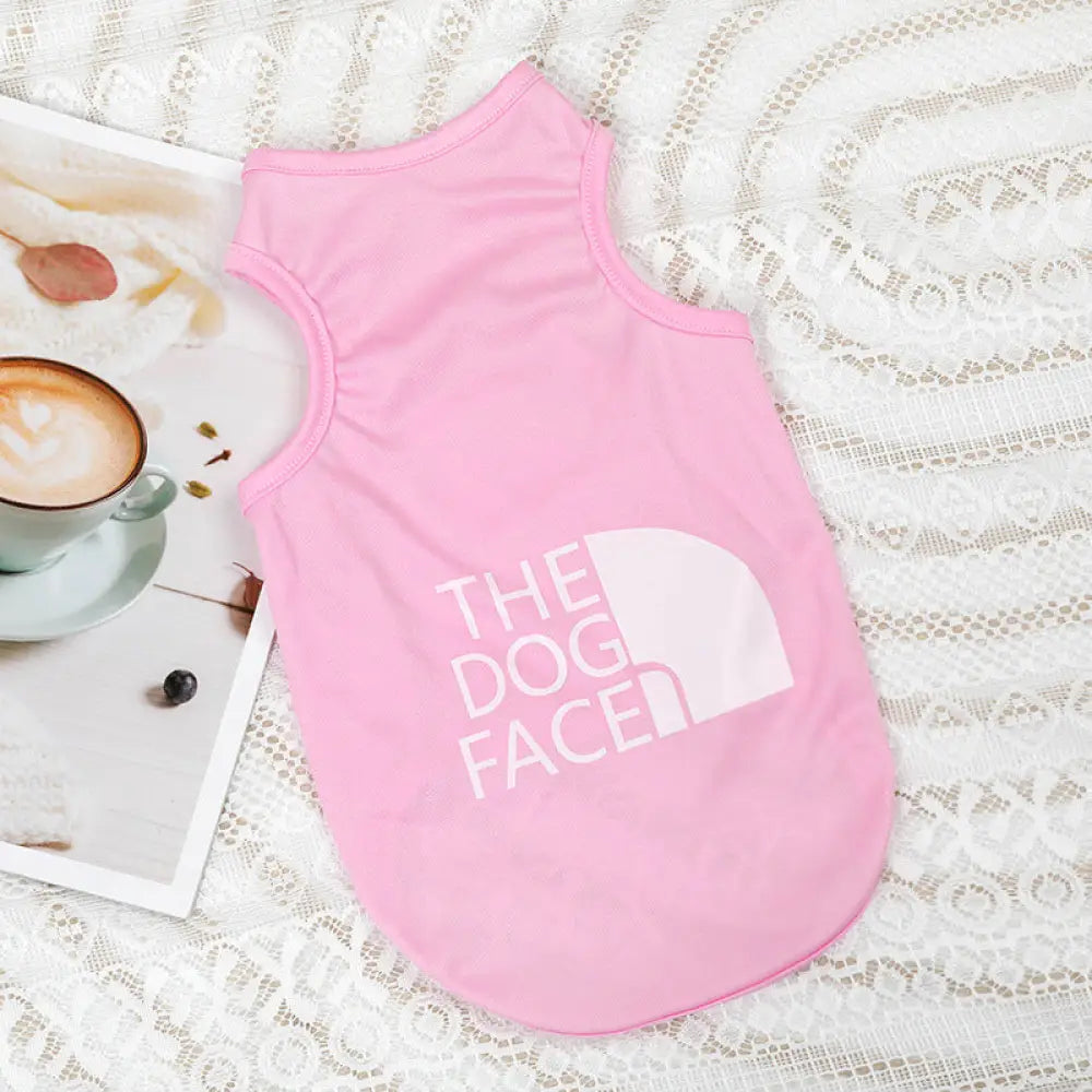 ID618 犬服 ドッグウェア adidog the dog face UVカット 虫よけ 紫外線防止 XS~2XL 熱中症対策 タンクトップ 伸縮性抜群 ノースリーブ 日焼け予防 抜け毛防止 部屋着 パジャマ プレゼント 誕生日