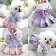 プリンセスドレス 小型犬の服 春秋用 テディ ベア、ビション フリーゼ、ポメラニアン、シュナウザーなどの小型犬 幼犬 ペット用 秋冬用 ID2275