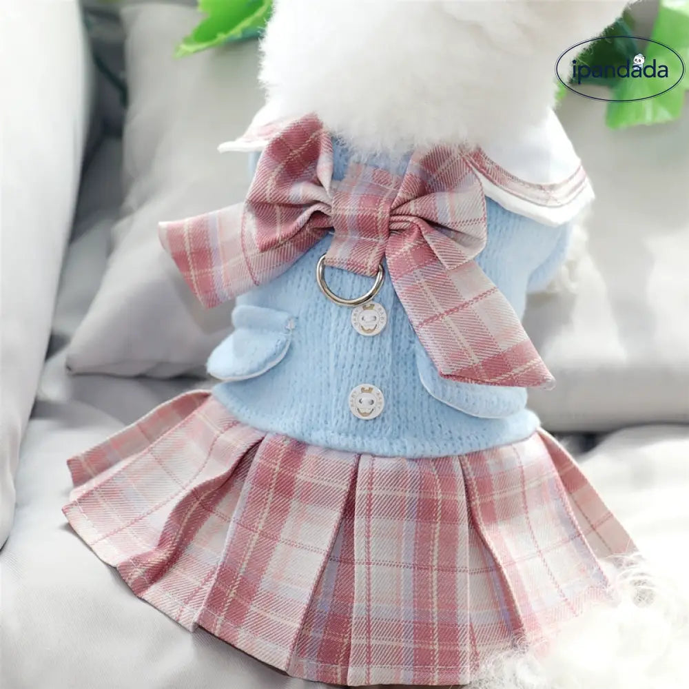 プリンセスドレス 小型犬の服 春秋用 テディ ベア、ビション フリーゼ、ポメラニアン、シュナウザーなどの小型犬 幼犬 ペット用 秋冬用 ID2275