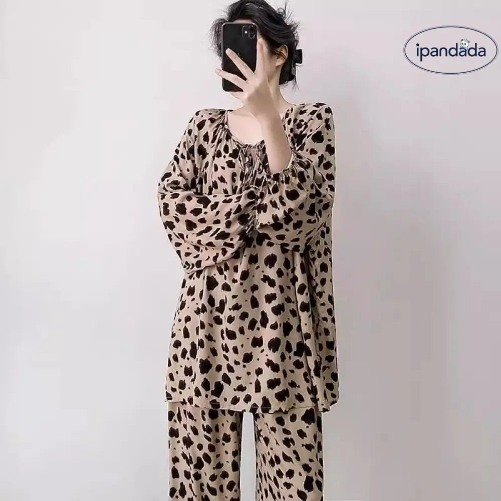 プルオーバー パジャマ レディース 春秋 セットアップ パジャマ ラウンジウェア 長袖 エアコン服 ルームウェア ID2426