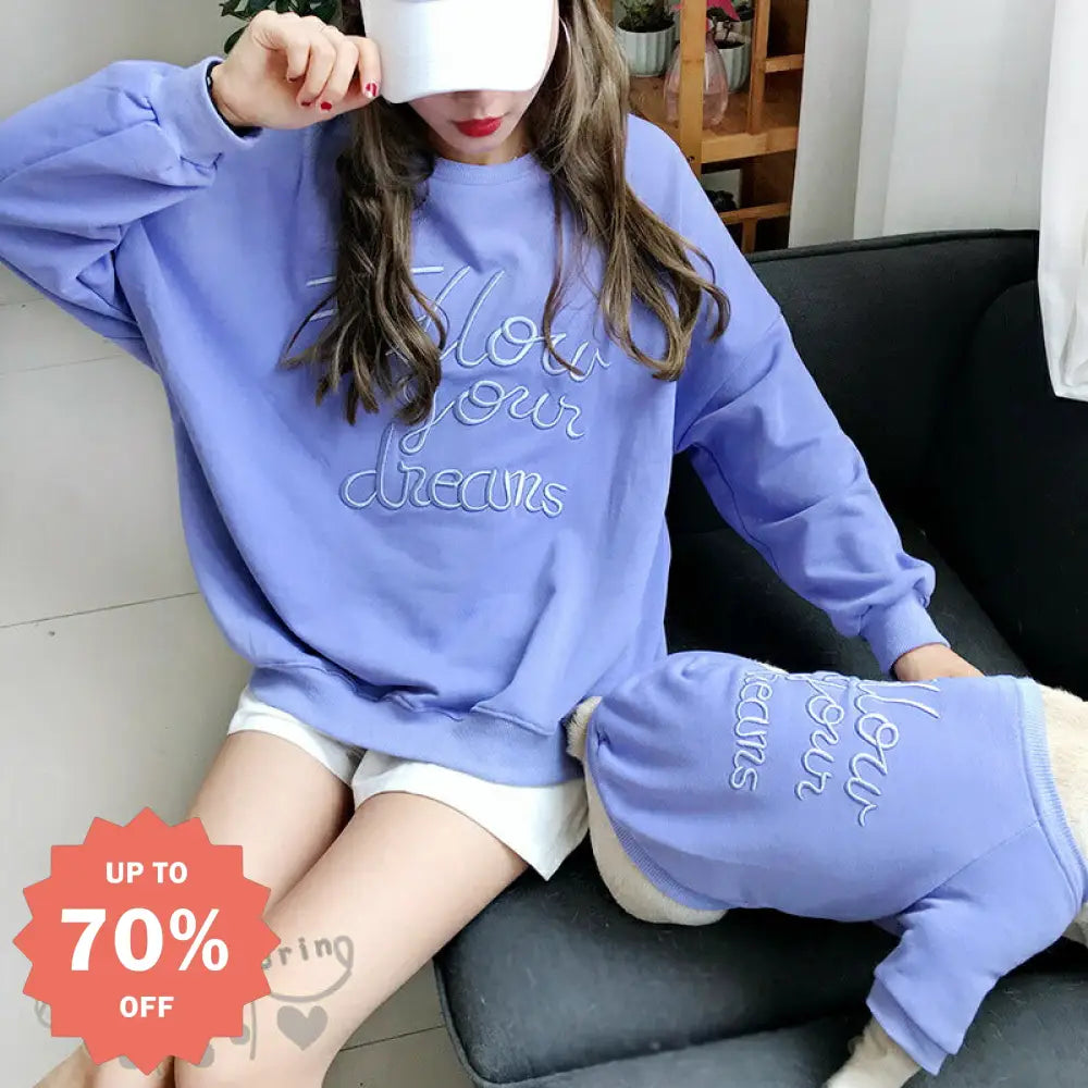 ペット用品 親子お揃い 2点セット パーカー  犬の服 犬用/犬猫とオーナーが ペアルック 出来る パーカー春夏小型犬 中型犬 犬服親子 ドッグウェア 親子お揃い 犬の服 ID2263