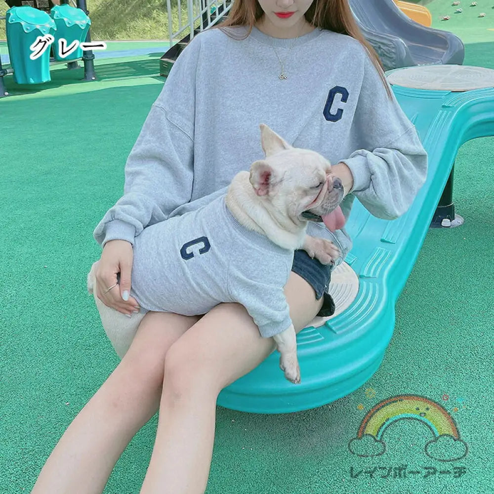 犬服 ペット親子 ペット親子お揃い ペット用品 春秋服 パーカー 長袖 犬服親子 ドッグウェア お出かけに ワンチャン服 中小型犬 ご主人様用 親子服 秋冬服 ペット服 猫服親子 パーカー ペットとお揃い ペットペアルック ボーダー