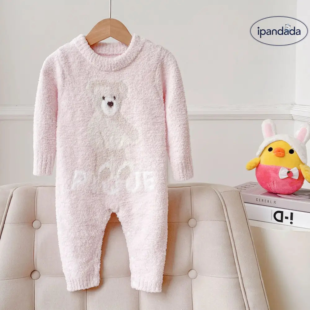 秋冬 保温 新作 かわいい くま ベビー 親子 クロール つなぎ 乳児 服 パジャマ 暖かい 柔らかい 快適 おしゃれ ルームウェア 自宅用 リラックス 着心地 ナチュラル ゆったり ファミリー 新生児 ID2722