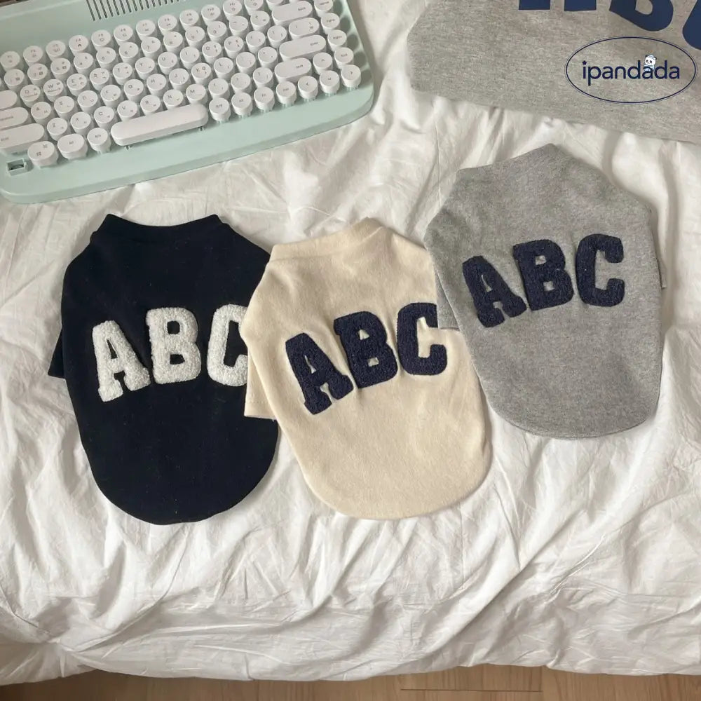 秋冬 刺繍 アルファ ベット 中型犬用 小型犬用 パーカー ビション・フリーゼ テディ・ベア・ポメラニアン 暖かい ペット用 犬服 猫服 ID3906