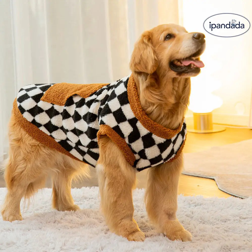秋冬 大型犬 フリース ベスト 中型 大型犬 ゴールデンレトリバー サモエド 二足 コットン ジャケット ペット用 大型犬 服 ID2752