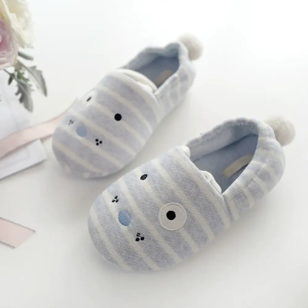 秋冬 韓国風 かわいい 厚手 ファー 保温 コットン スリッパ レディース 室内 ルームシューズ 滑り止め ソフトソール バック付き スリッパ ID2160 タイプ② / 23 23.5cm インテリア雑貨>ファッション雑貨