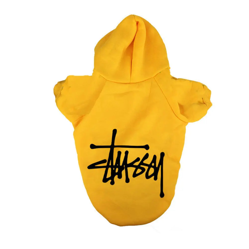 秋冬 ペット服 レタープリント トレンド おしゃれ 人気 犬用 フリース裏起毛 パーカー フード付き スポーツウェア 小型犬 中型犬 大型犬 変身 防寒 暖かい 快適 撥水 外出用 インスタ映え ブランド風 厚手 ストリート カジュアル