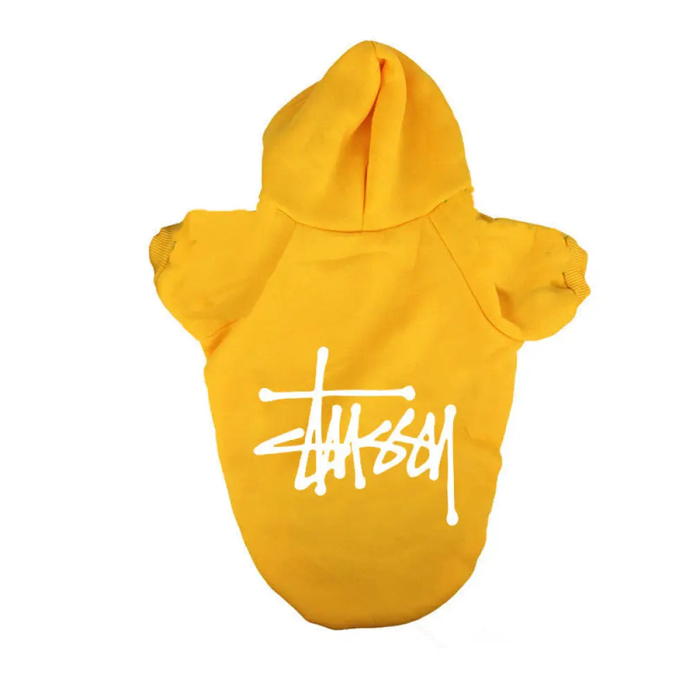 秋冬 ペット服 レタープリント トレンド おしゃれ 人気 犬用 フリース裏起毛 パーカー フード付き スポーツウェア 小型犬 中型犬 大型犬 変身 防寒 暖かい 快適 撥水 外出用 インスタ映え ブランド風 厚手 ストリート カジュアル