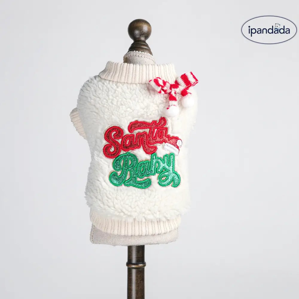 秋冬 ペット かわいい 小犬 小猫 カジュアル ファッション クリスマス ベイビー フリース 服 ID3003