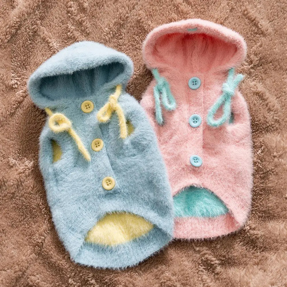 秋冬 犬 服 ペット ウェア フード付き セーター テディ ベア ビション ミニ チワワ 猫 ペット ウェア ID2732