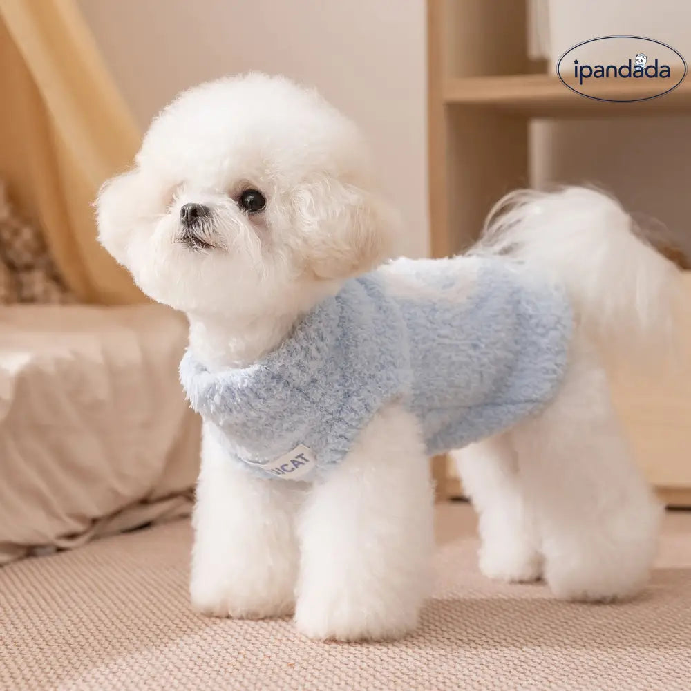 秋冬 シーズン 犬服 中小型犬 保温 テディ ベア ビション 2脚衣 デヴォン 猫用 フリース ペットウェア ID2605