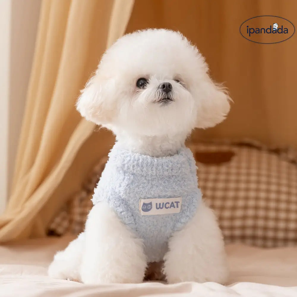 秋冬 シーズン 犬服 中小型犬 保温 テディ ベア ビション 2脚衣 デヴォン 猫用 フリース ペットウェア ID2605