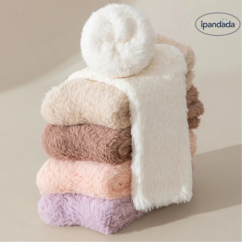 秋冬新作 コーラルフリース ソックス 男女兼用 厚手 保温 かみやすくない ペア 中筒 加毛 居家用 眠る時用 ソックス ID2353