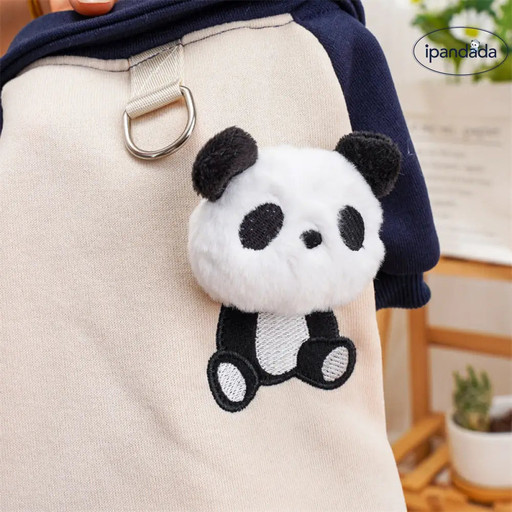 秋冬新作 ペット服 パンダキャラプルオーバー 小型犬用 猫用 ビション トイプードル 暖かい 可愛い ペットウェア ペット ギフト ID3144 ペット用品＞ウェア