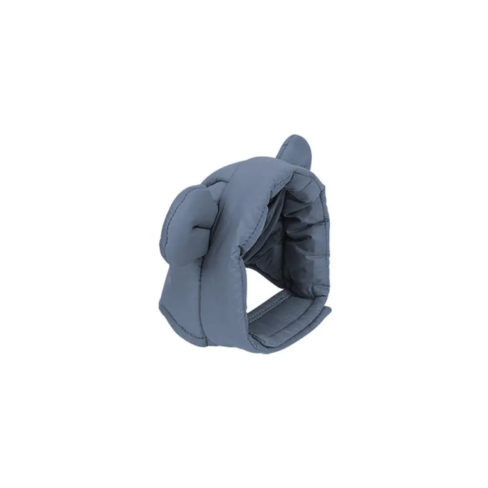 秋冬 新作 ペット 小型犬 オーバーオール タイディ ビション 韓国風 牽引可能 ダウンジャケット ID2431 ブルー / S / ぼうし