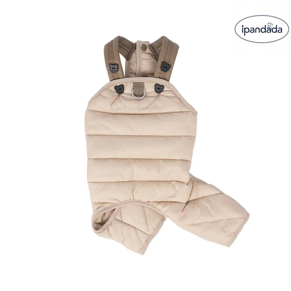 秋冬 新作 ペット 小型犬 オーバーオール タイディ ビション 韓国風 牽引可能 ダウンジャケット ID2431