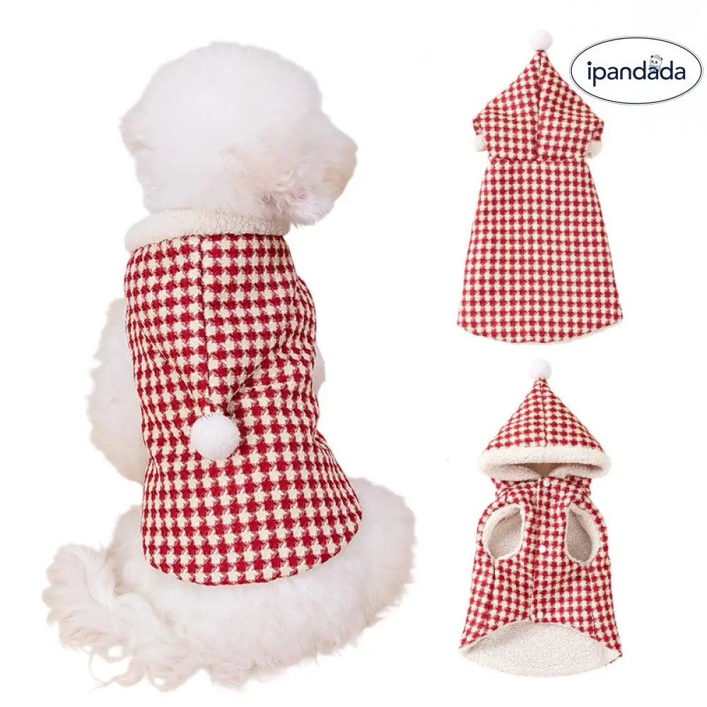 秋冬新作 ペットウェア クリスマスバージョン ベスト 防寒 ジャケット 猫服 テディ お散歩 かっこいい かわいい 犬 クリスマスプレゼント ID3571 ペット用品＞ウェア