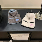 秋冬 引っ張り フード ベスト コットン ジャケット ビション フォックス テディ 小型犬 犬猫 ペット ウェア ID3219