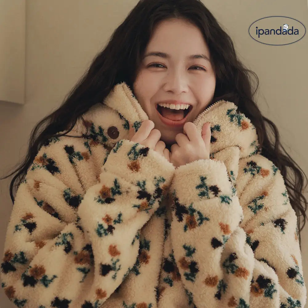 秋冬用 フランネル パジャマ レディース 厚手 コーラルフリース 保温 ルームウェア セットアップ ID3426