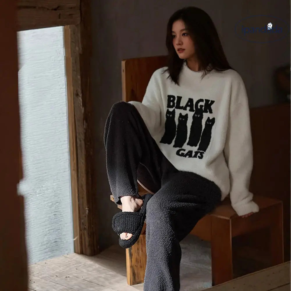 秋冬用 かわいい 保温 コーラルフリース ゆったり 大きいサイズ ルームウェア ID3563