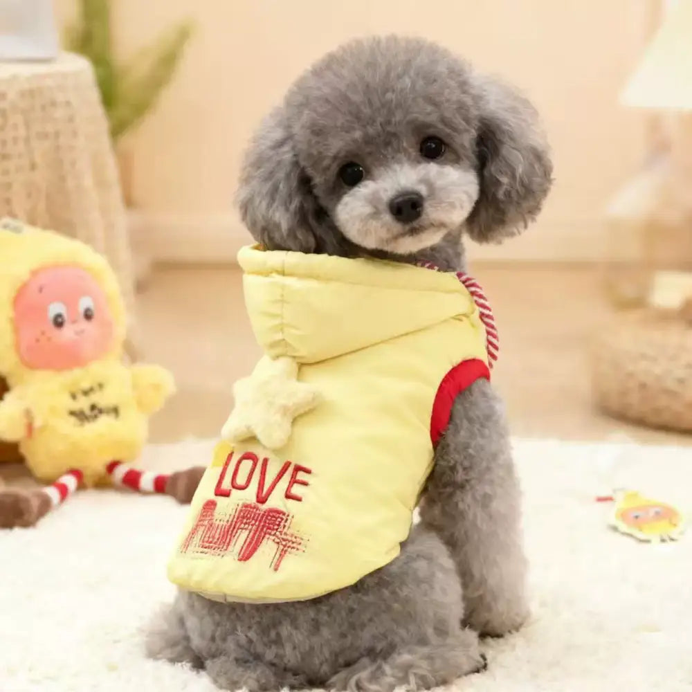 秋冬用 ペット 犬服 保温 コットン ジャケット ベスト 可愛い シュナウザー ビション フリーゼ 猫用 コットン コート ID3177 ペット用品＞ウェア