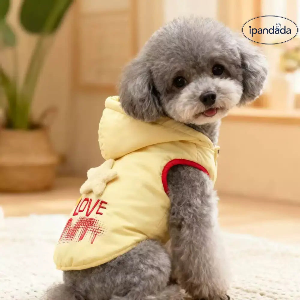 秋冬用 ペット 犬服 保温 コットン ジャケット ベスト 可愛い シュナウザー ビション フリーゼ 猫用 コットン コート ID3177 ペット用品＞ウェア