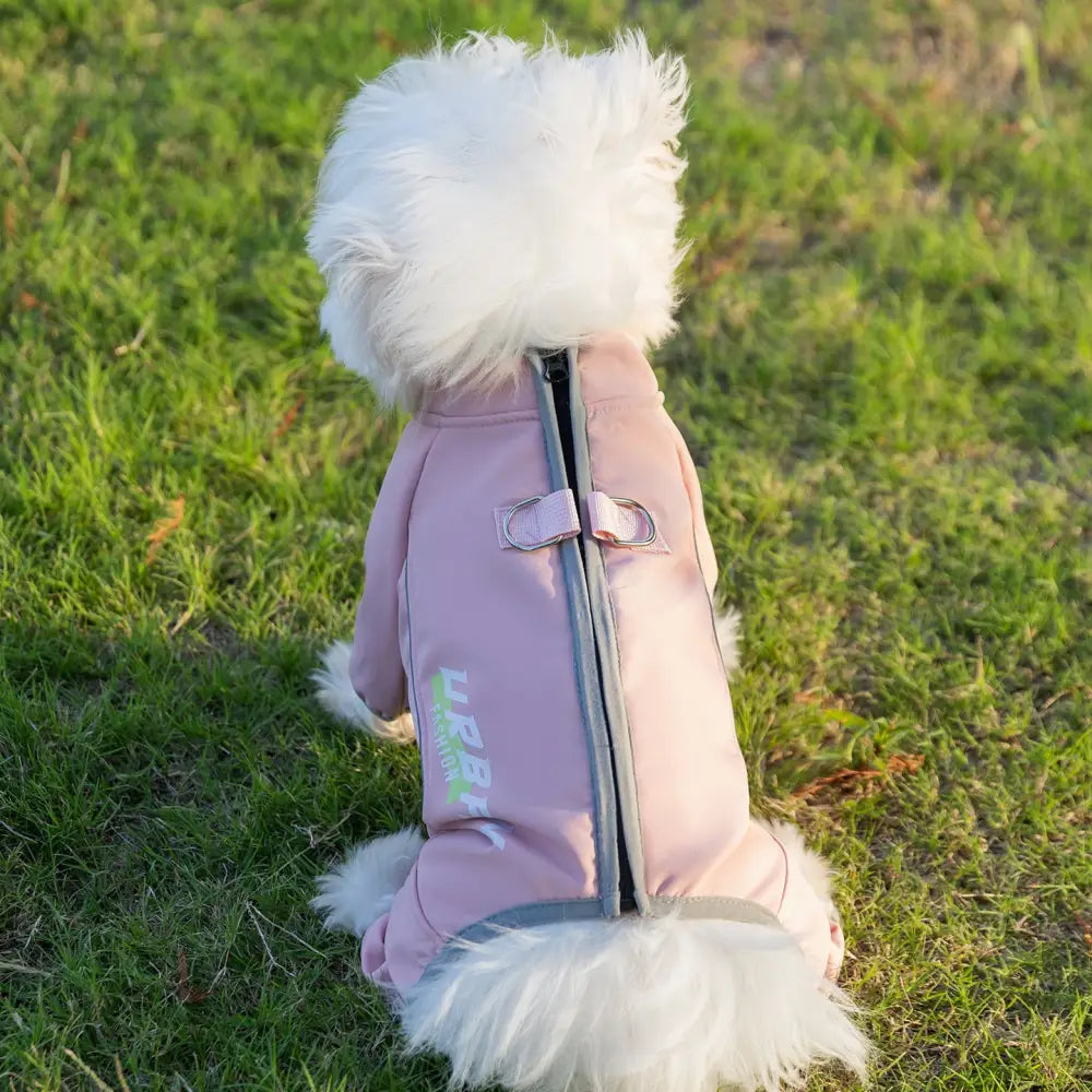 秋冬用 犬服 スポーツ フリースウェア 小型犬用 中型犬用 アウトドア 保温 猫用 ペット服 お散歩 かっこいい かわいい クリスマスプレゼント ID3577 ピンク / S ペット用品＞ウェア