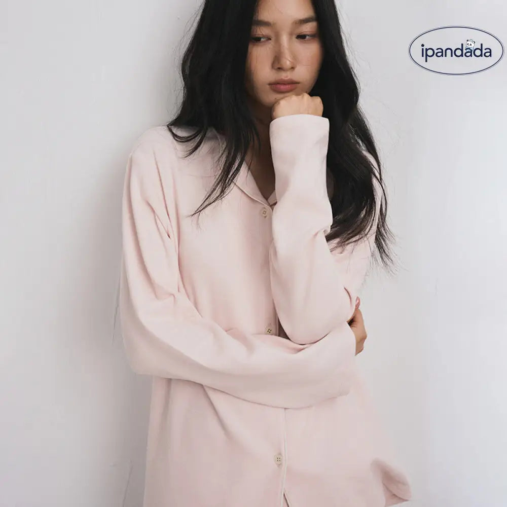 秋冬用 レディース 無地 ボタンカーディガン 長袖 高級 快適 パジャマ ID3797