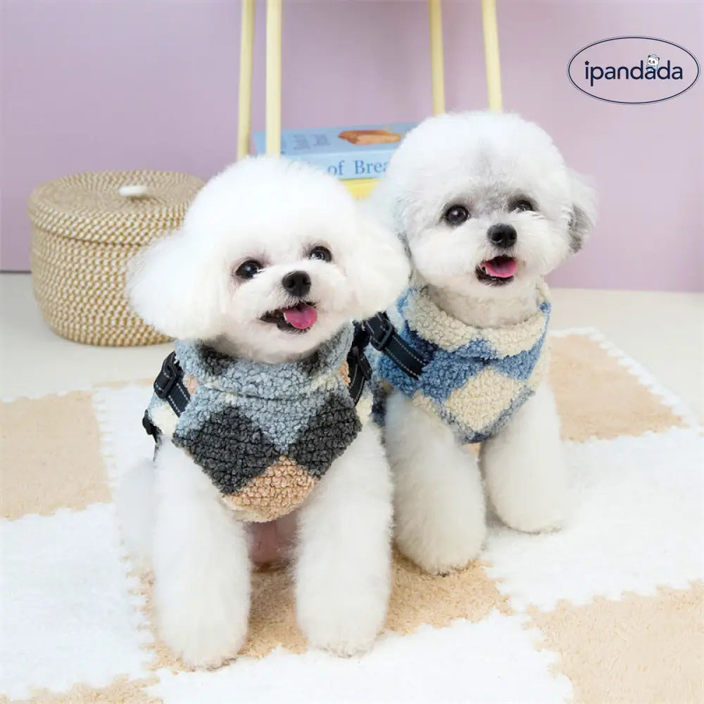 秋冬しばいぬ 大型犬 シンプル 布製 ダウンジャケット テディ ベア ビション フリーゼ 小型犬 ペット用 コート ID3353