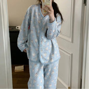 秋冬シーズン パジャマ キャラクター インサート セット かわいくて 保温 少女用 ルームウェア ID3113