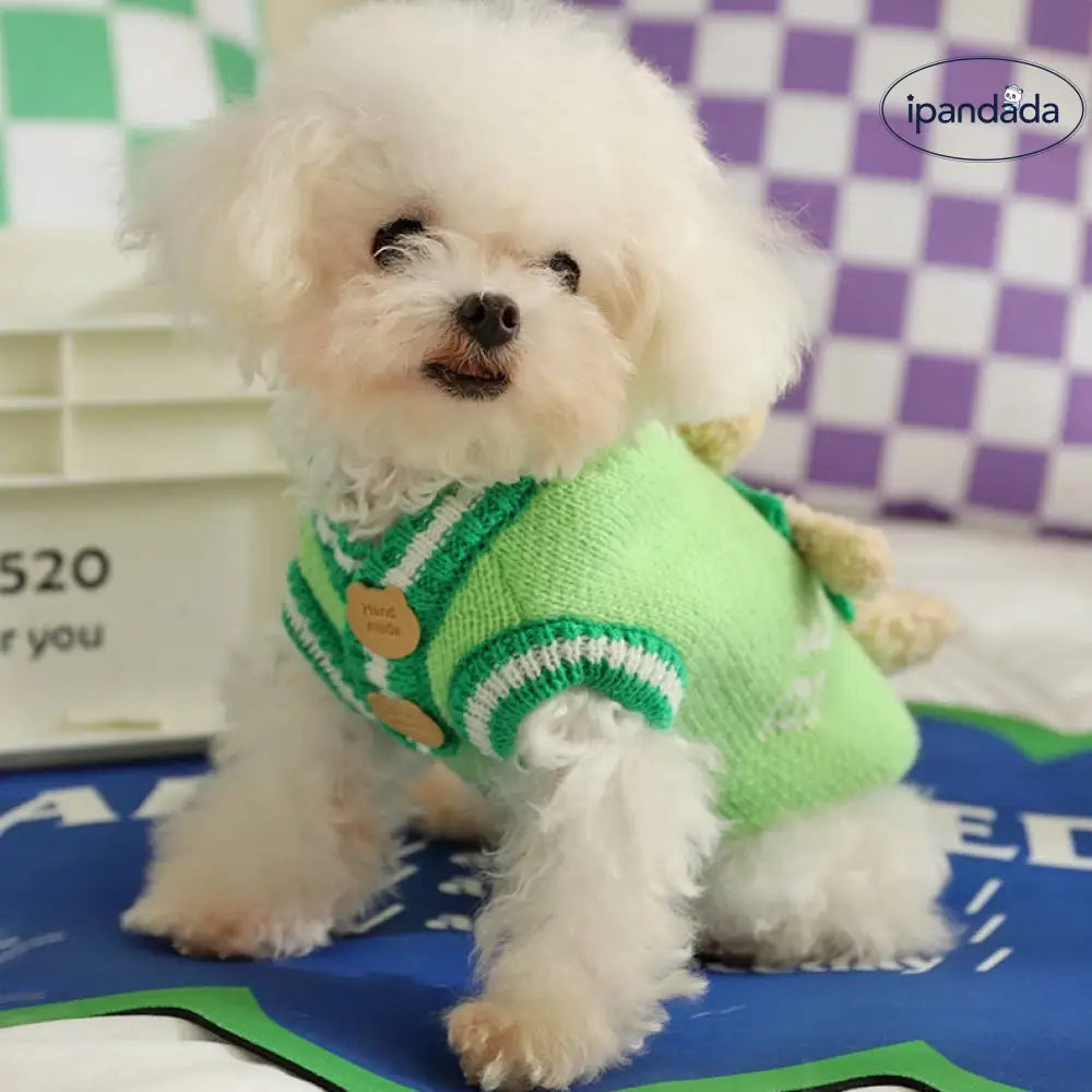 秋 犬服 ビション 子犬 ポメラニアン テディ 小型犬 秋冬 ペット セーター ID2510