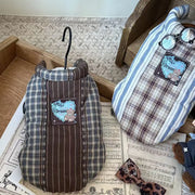 冬用 ウエスティ服 ビション 冬 アウター パッチワーク トイプードル ベスト ペット 防寒 保温 チェック柄 ID3595