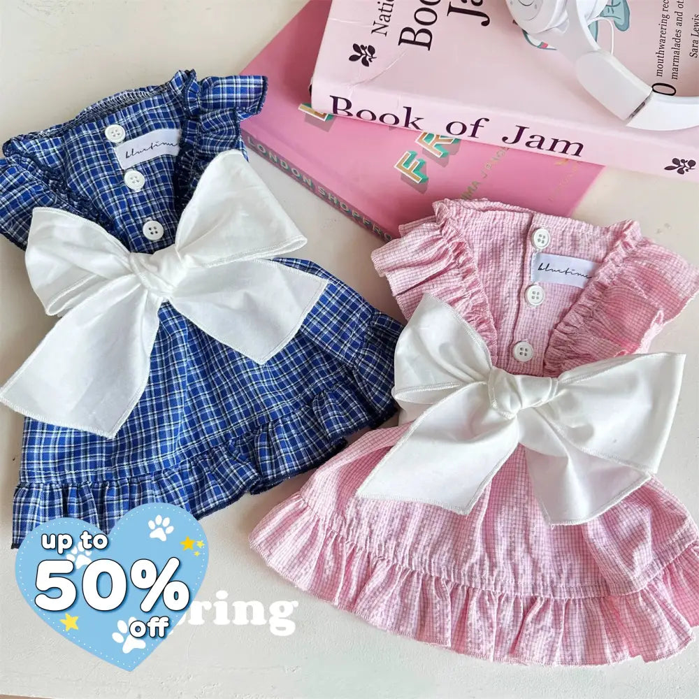 犬 服 犬服 春 新作 ペットドレス プリンセスワンピース 小猫 用 タイディ 春用 毛抜け防止 室内着 散歩 お出かけ ID4524 ペット用品＞ウェア