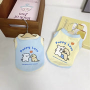 ID675 犬服 ドッグウェア タンクトップ 春夏 抜け毛防止 小型犬用 Tシャツ 春用 夏用 可愛い おしゃれ お散歩 快適 イヌ用 わんちゃん ペット用品＞ウェア