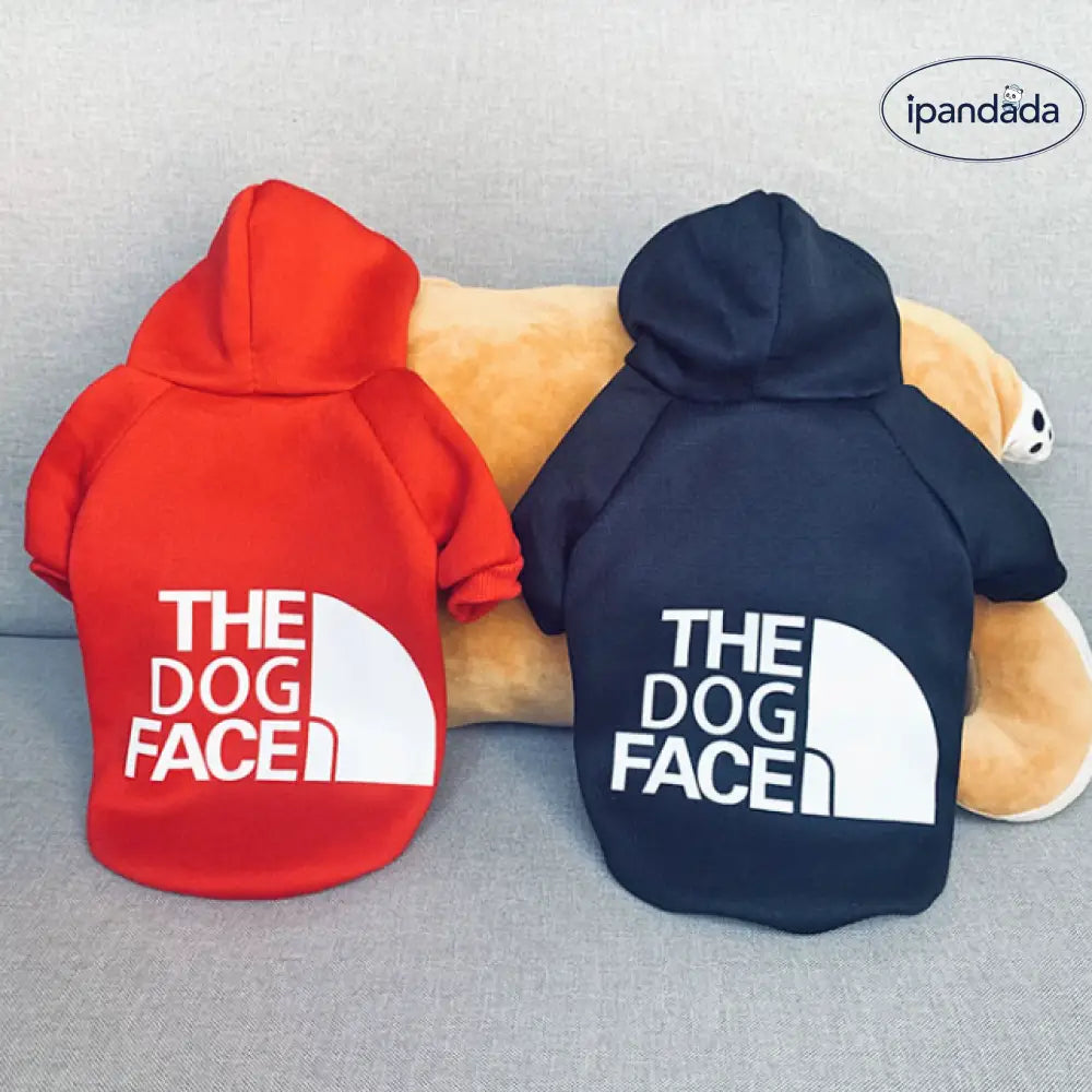 犬服 フード ドッグウェア トレーナー THE DOG FACE ペット ワンちゃん フード付き お出かけ お散歩 おしゃれ 防寒 可愛い 愛犬 あったかい 小型犬 中型犬 大型犬 ペット用品＞ウェア