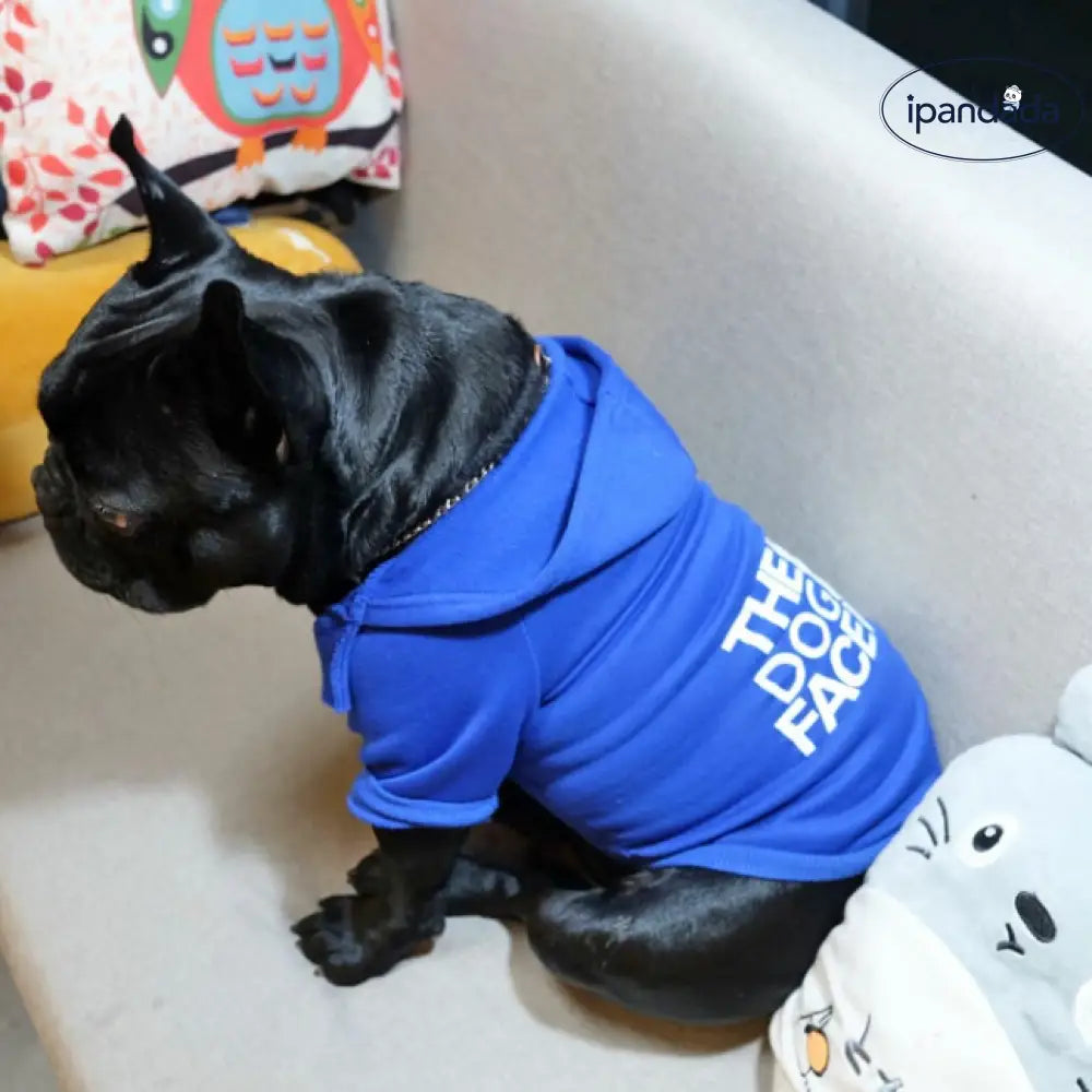 犬服 フード ドッグウェア トレーナー THE DOG FACE ペット ワンちゃん フード付き お出かけ お散歩 おしゃれ 防寒 可愛い 愛犬 あったかい 小型犬 中型犬 大型犬 ペット用品＞ウェア