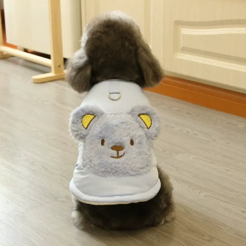 犬服 秋冬用 クマ 厚手 コットンウェア ペット服 冬用 ビション テディ 犬服 ID3806