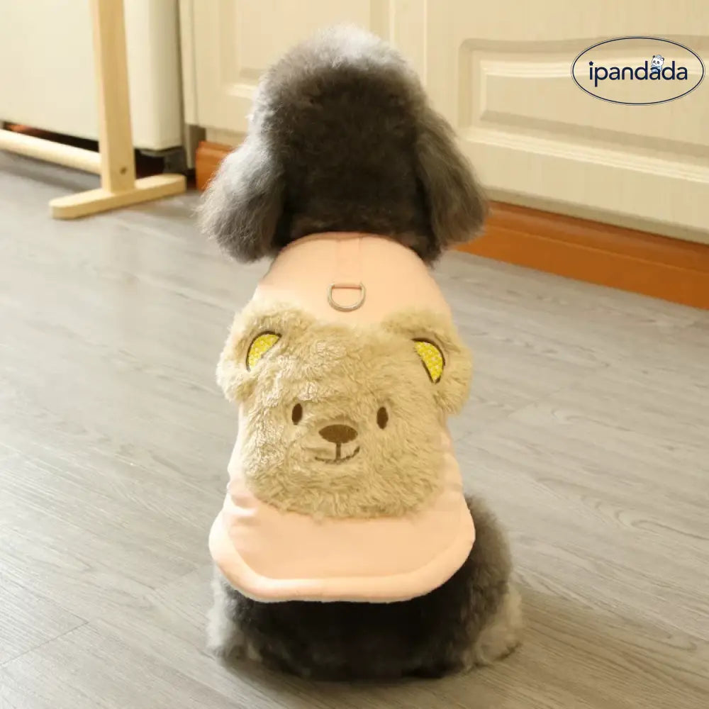 犬服 秋冬用 クマ 厚手 コットンウェア ペット服 冬用 ビション テディ 犬服 ID3806