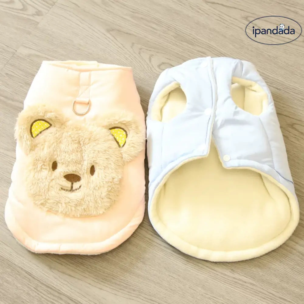 犬服 秋冬用 クマ 厚手 コットンウェア ペット服 冬用 ビション テディ 犬服 ID3806