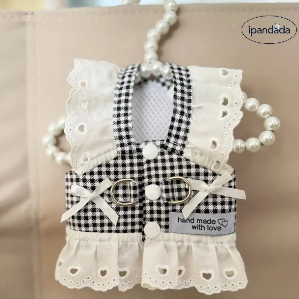 犬服 猫服 チェック柄 ワンピース スカート ハーネス ペット服 ドッグウェア ペット 春 夏 通気 おしゃれ かわいい 人気 可愛い お揃い 子犬 ペットウェア 女の子 男の子 離脱防止 抜け毛防止 お出かけ プレゼント インスタ映え