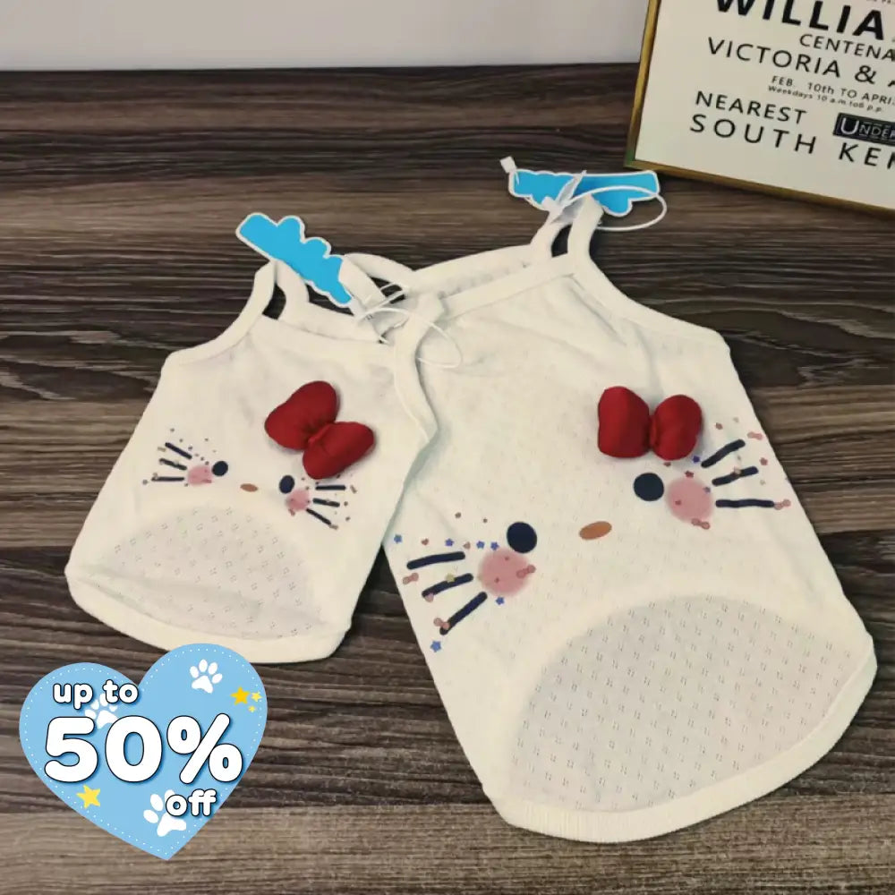 犬 服 猫服 犬用 ペット用品 ペット用 犬 夏用 薄手 通気性 タンクトップ マルチーズ ビション ポメラニアン ティディ用 お散歩 お出かけ ID4670 - ペット用品＞ウェア